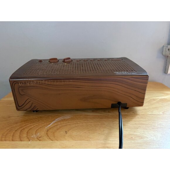 Vintage Panasonic Wood Grain AM/FM Alarm Clock Radio Model RC-75 TESTED - Picture 4 of 10